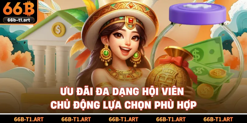 Ưu Đãi Đa Dạng Hội Viên Chủ Động Lựa Chọn Phù Hợp